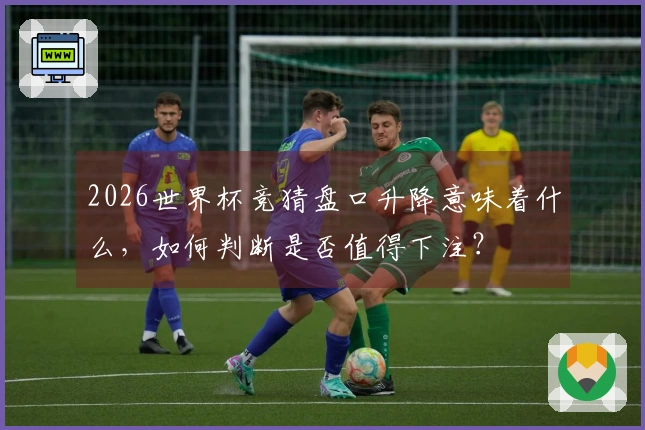 2026世界杯竞猜盘口升降意味着什么,如何判断是否值得下注?